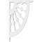 Ekena Millwork Classic Wagon Wheel Architectural Grade PVC Bracket, 5/8"W X 7"D X 12"H BKTP01X07X12CW - alternate 4